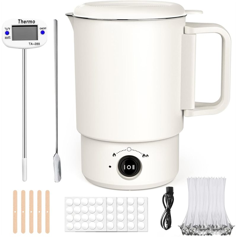 Candle Supplies Kit - طقم وعاء كهربائي لصهر الشمع A47U