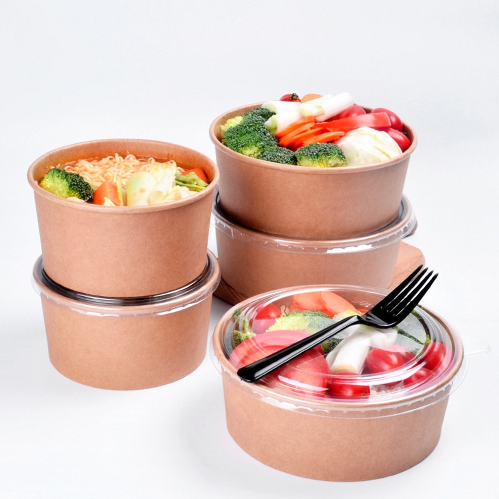 Kraft Paper Box - 20 قطعة من أوعية الورق المقوى