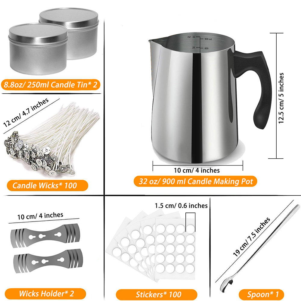 لوازم مجموعة أدوات صنع الشموع  - مراجعة Candle Supplies Kit وسعره