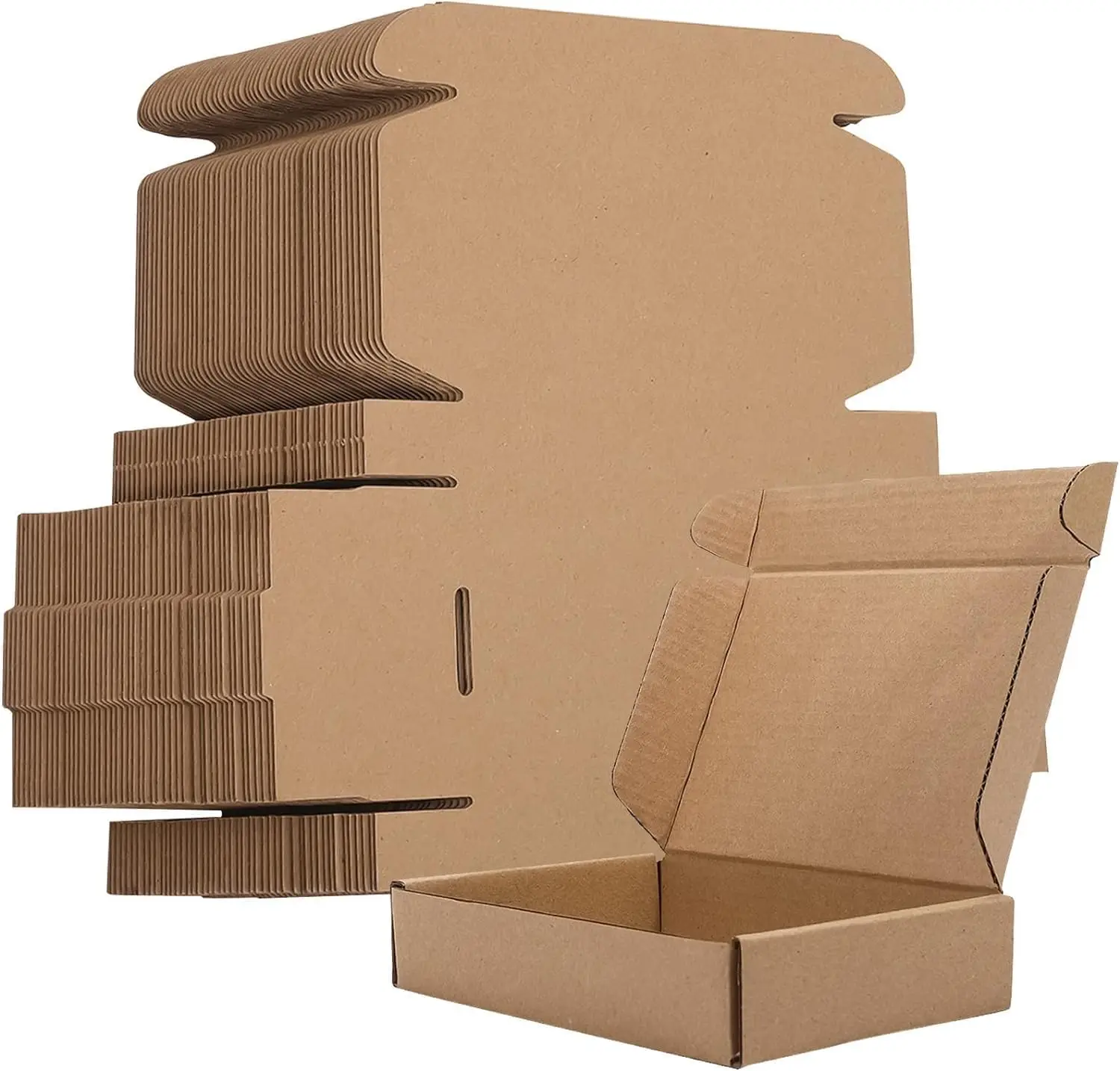 20/10 قطعة صندوق بريد مموج ، ص - مراجعة Kraft Paper Box وسعره