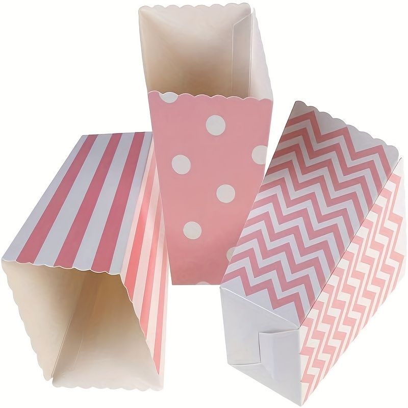 12 قطعة/الحزمة، صناديق الفشار  - مراجعة Kraft Paper Box وسعره