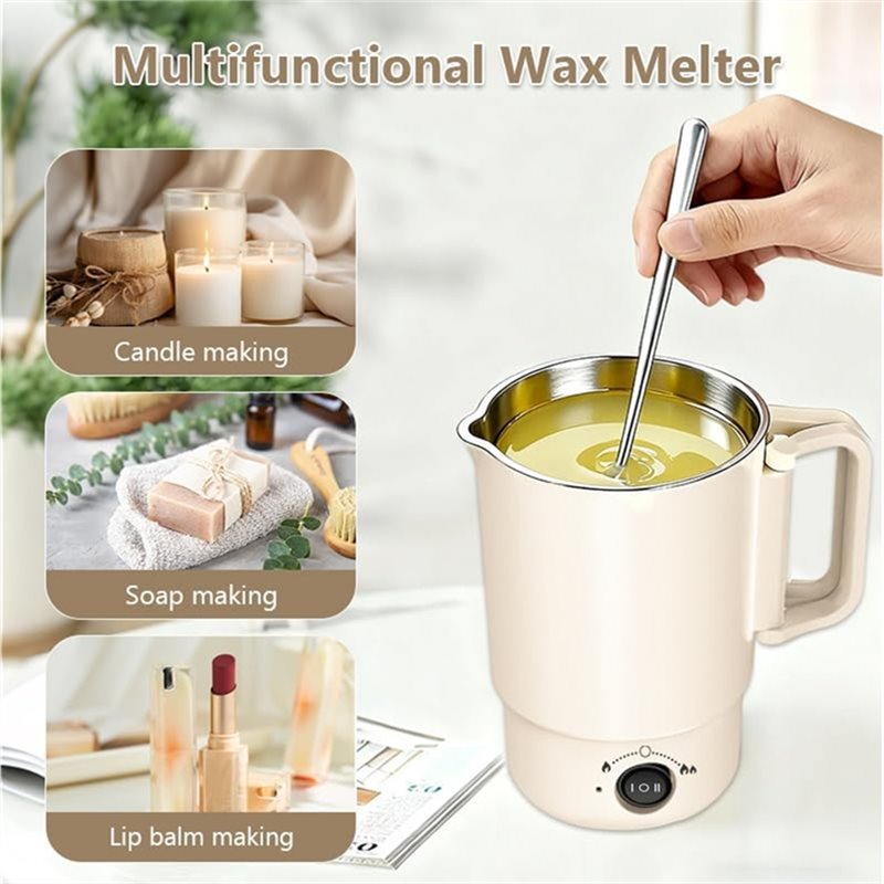 طقم وعاء كهربائي لصهر الشمع A4 - مراجعة Candle Supplies Kit وسعره
