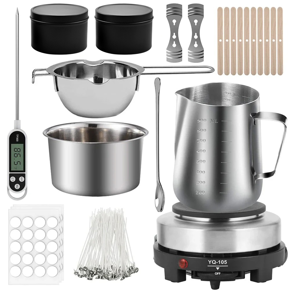 مجموعة صناعة الشموع Glintmos D - مراجعة Candle Making Supplies Kit وسعره