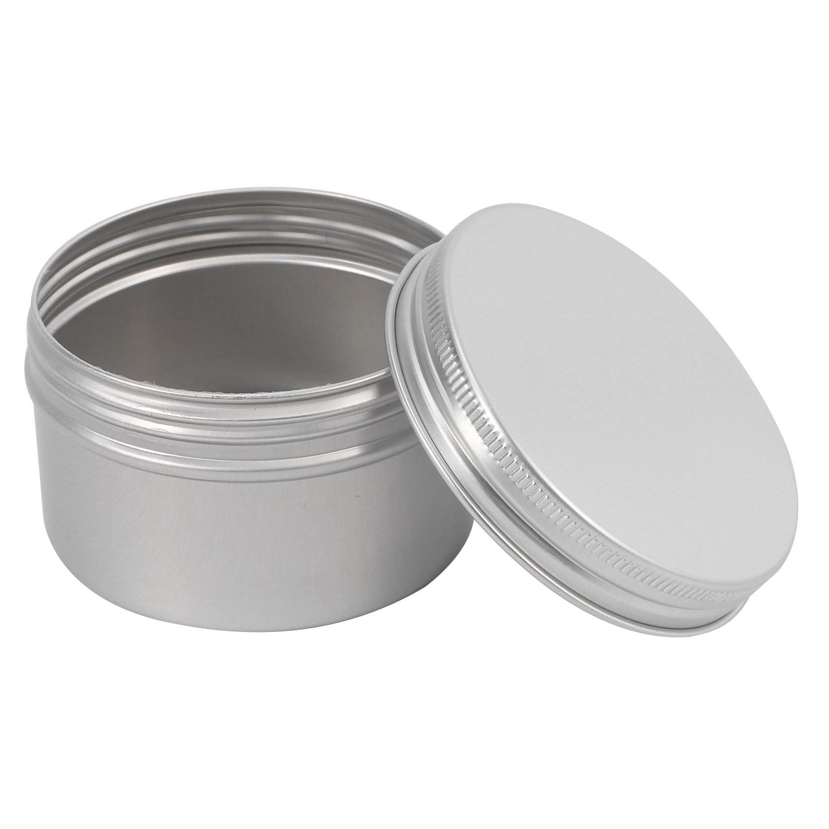 كمية المخزون: 12 قطعة علب معدن - مراجعة Metal Tin Lid 4Oz وسعره