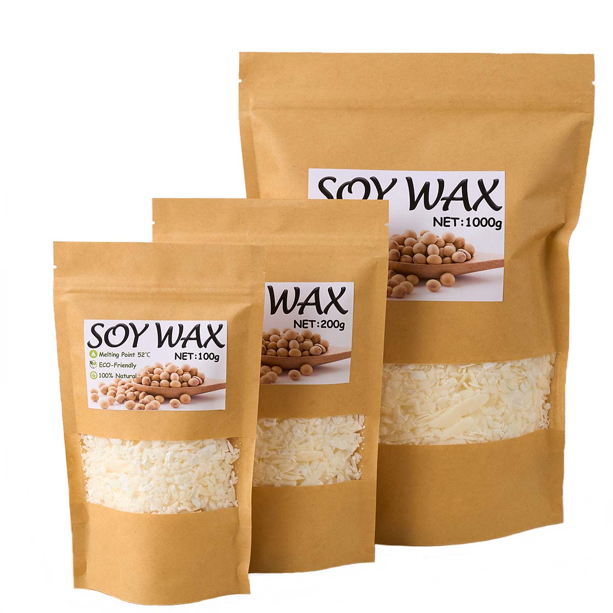 1 جنيه شمع الصويا الأبيض النقي - مراجعة Candle Making Supplies Kit وسعره