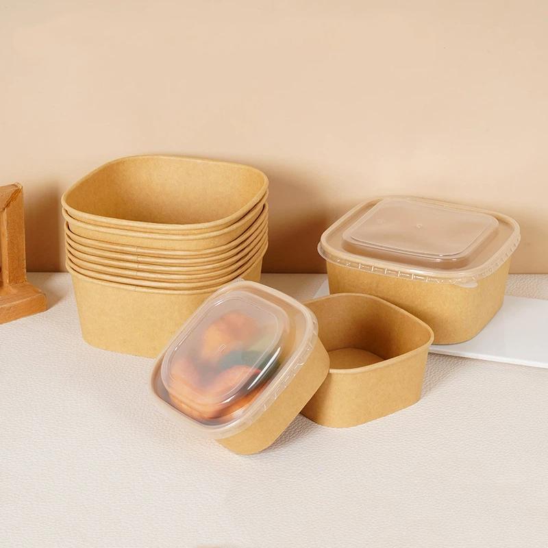 10 قطع من صناديق الغداء القابل - مراجعة Kraft Paper Box وسعره