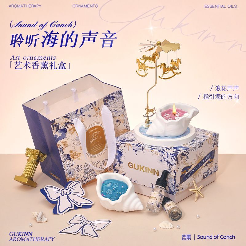 صندوق هدايا عطري على شكل صدفة، - مراجعة Candle Souvenir وسعره