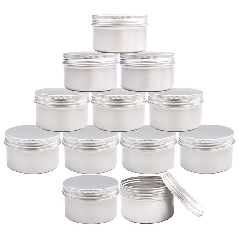 12 قطعة علب معدنية للشموع سعة  - مراجعة Metal Tin Lid 4Oz وسعره