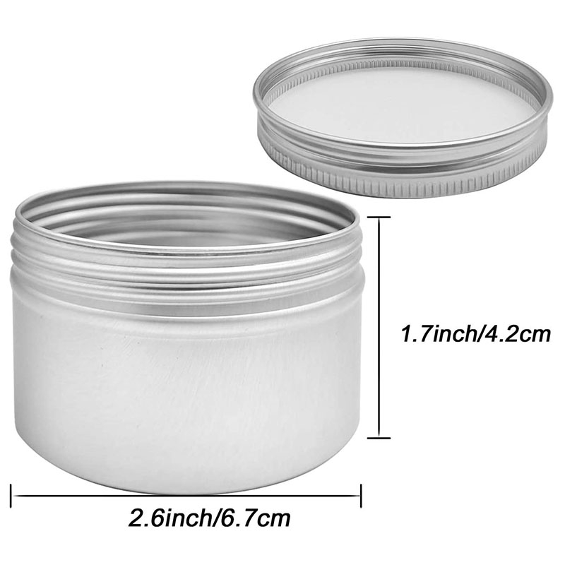 12 قطعة علب معدنية للشموع سعة  - مراجعة Metal Tin Lid 4Oz وسعره