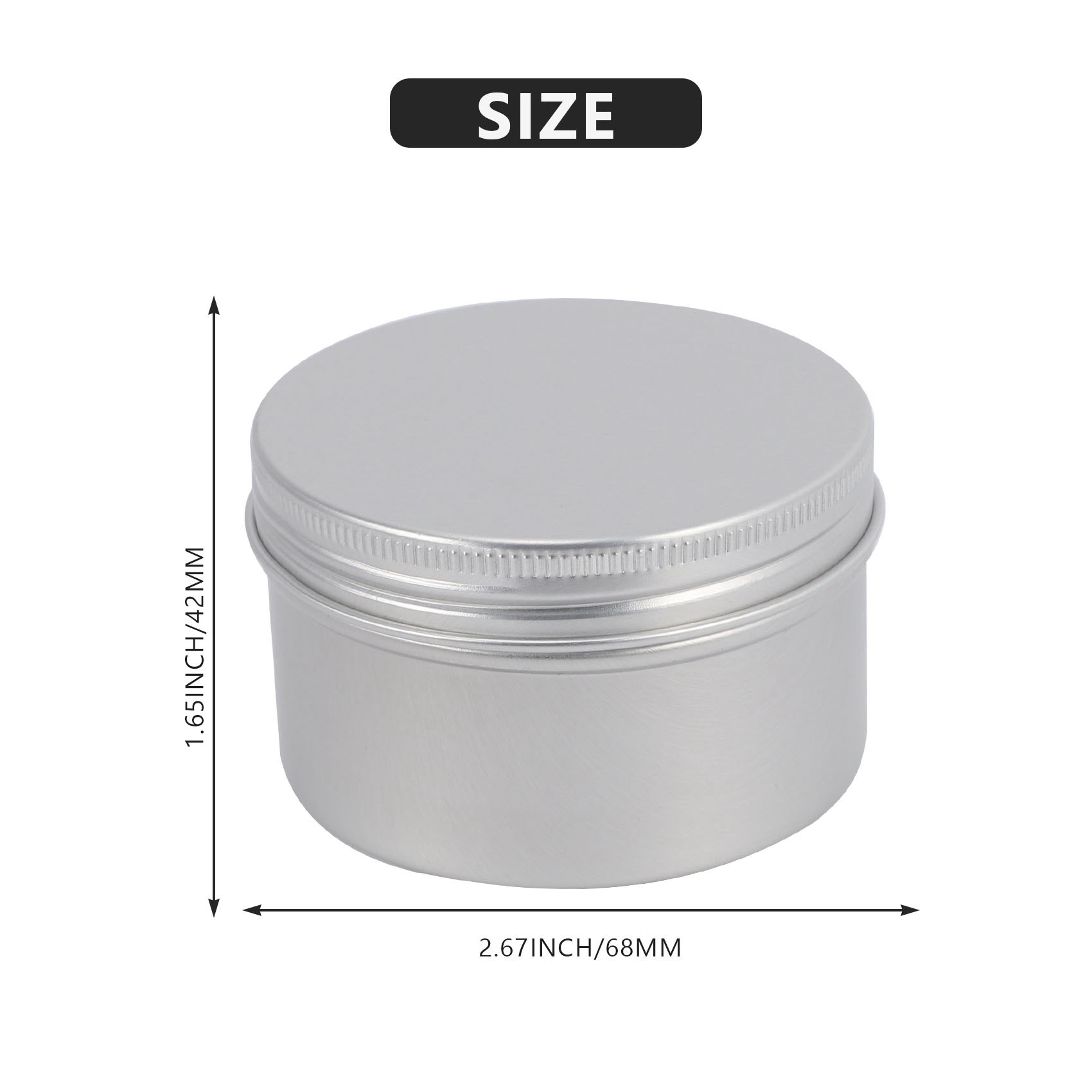علب معدنية لصنع الشموع سعة 4 أ - مراجعة Metal Tin Lid 4Oz وسعره