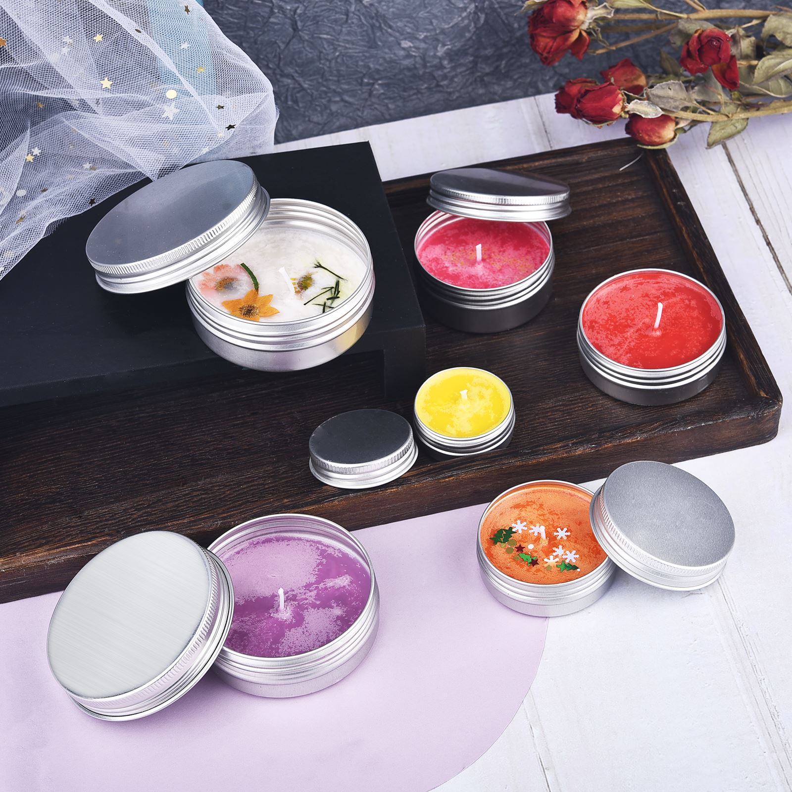 2g صبغ الألوان من الشمع شمعة ا - مراجعة Candle Making Supplies Kit وسعره