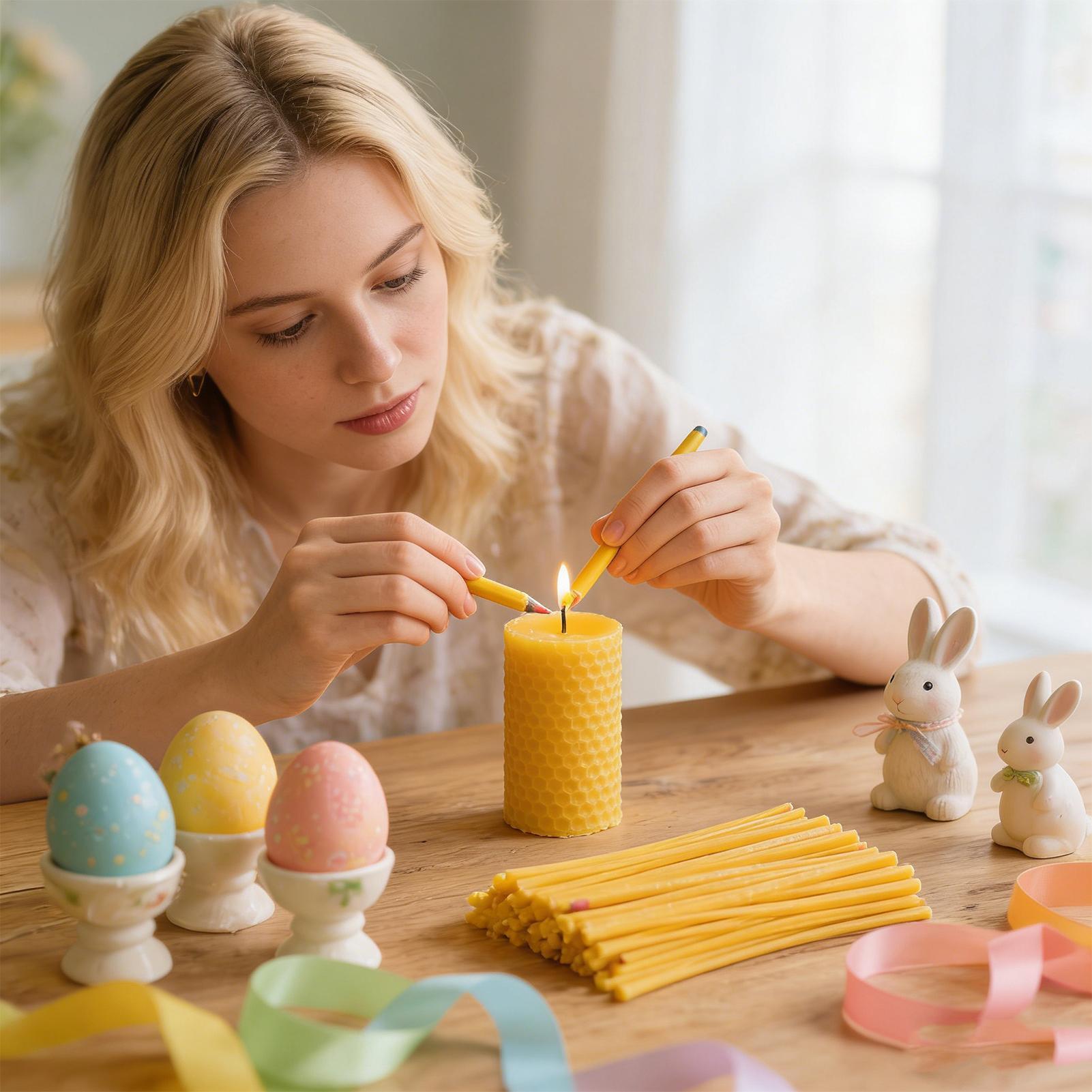 أعواد شمع العسل لتزيين البيض 1 - مراجعة Candle Making Supplies Kit وسعره