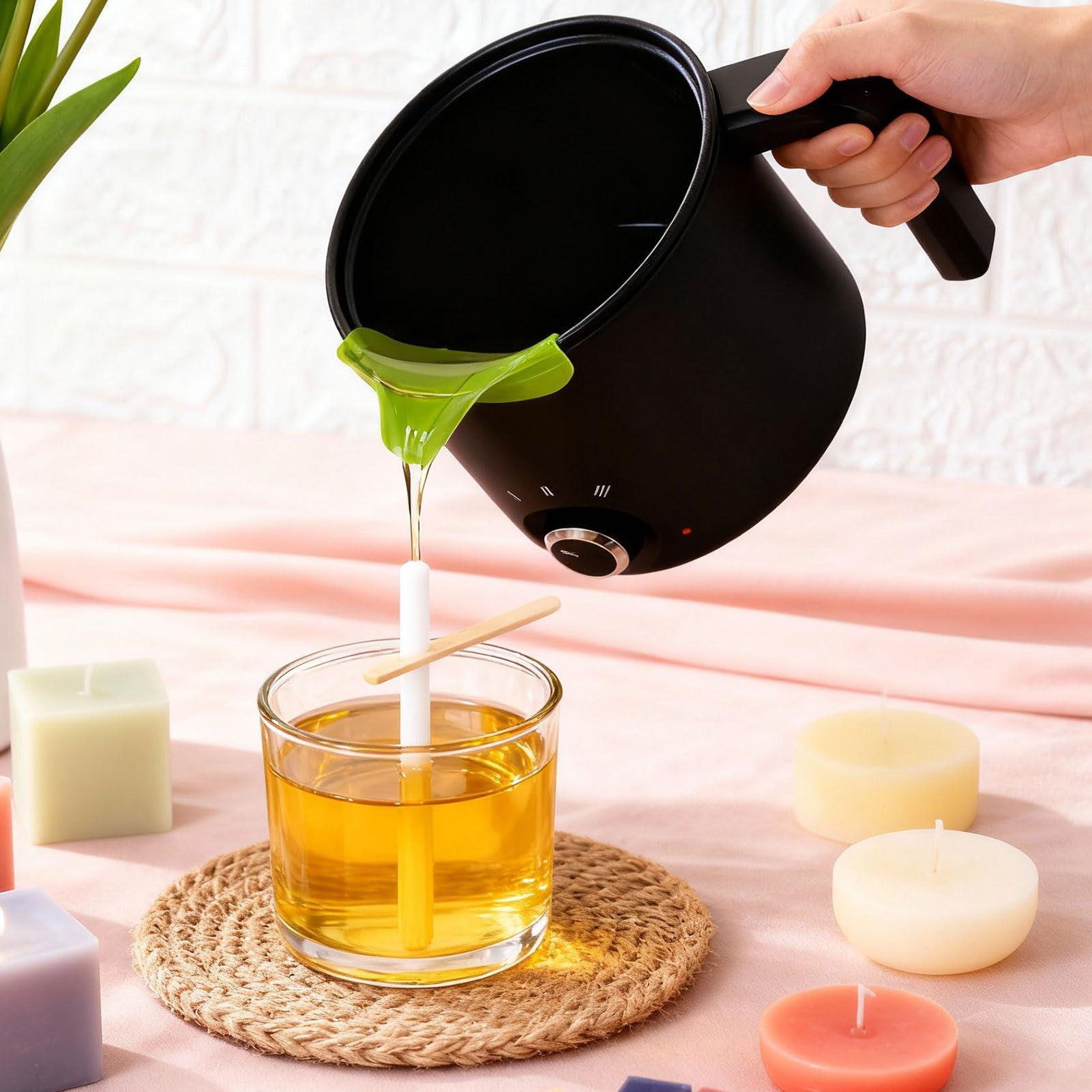 وعاء كهربائي لصهر شمع الشموع س - مراجعة Candle Making Supplies Kit وسعره