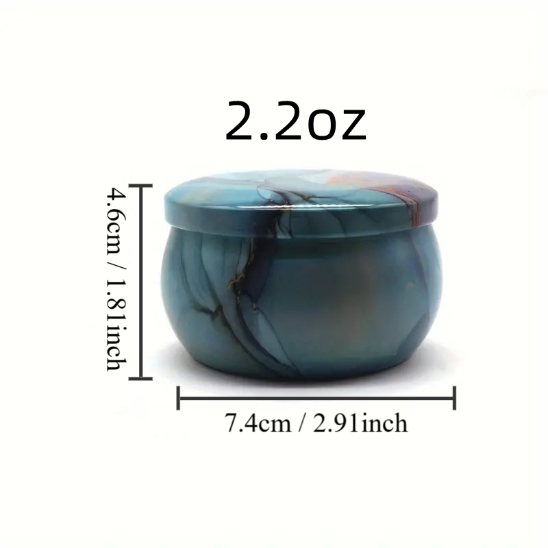 طقم برطمانات شموع معدنية مستدي - مراجعة Metal Tin Lid 4Oz وسعره