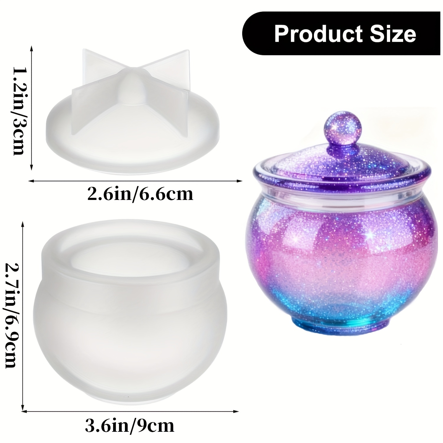 مجموعة واحدة من قوالب الراتنج  - مراجعة Candle Souvenir وسعره