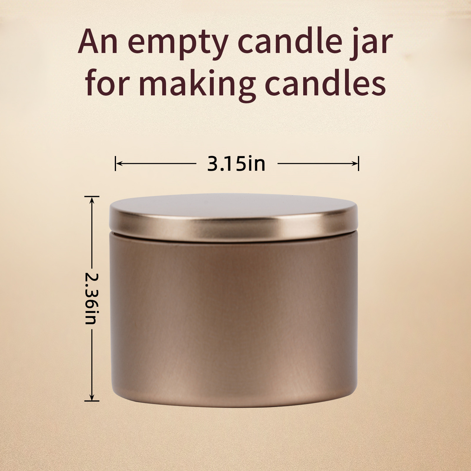 24 عبوة من علب الشموع المعدنية - مراجعة Metal Tin Lid 4Oz وسعره